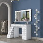 Hanah Home Mesa de Maquillaje BJ197 - 5175 con 13 Focos